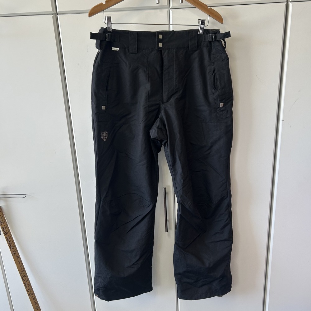 Columbia Convert Mens Black Snowboard Ski Pants Waterproof Base TRX Medium M